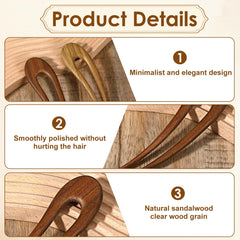 Xthrotsenk hair fork holding a bun, demonstrating strong hold and comfort