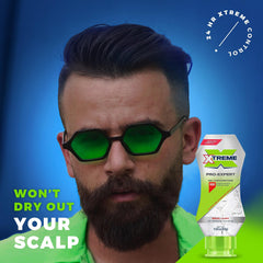 Xtreme label close-up featuring aloe vera ingredient and gentle-care benefit