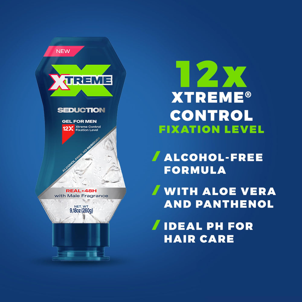 Xtreme gel texture on hand demonstrating smooth spreadability and firm hold