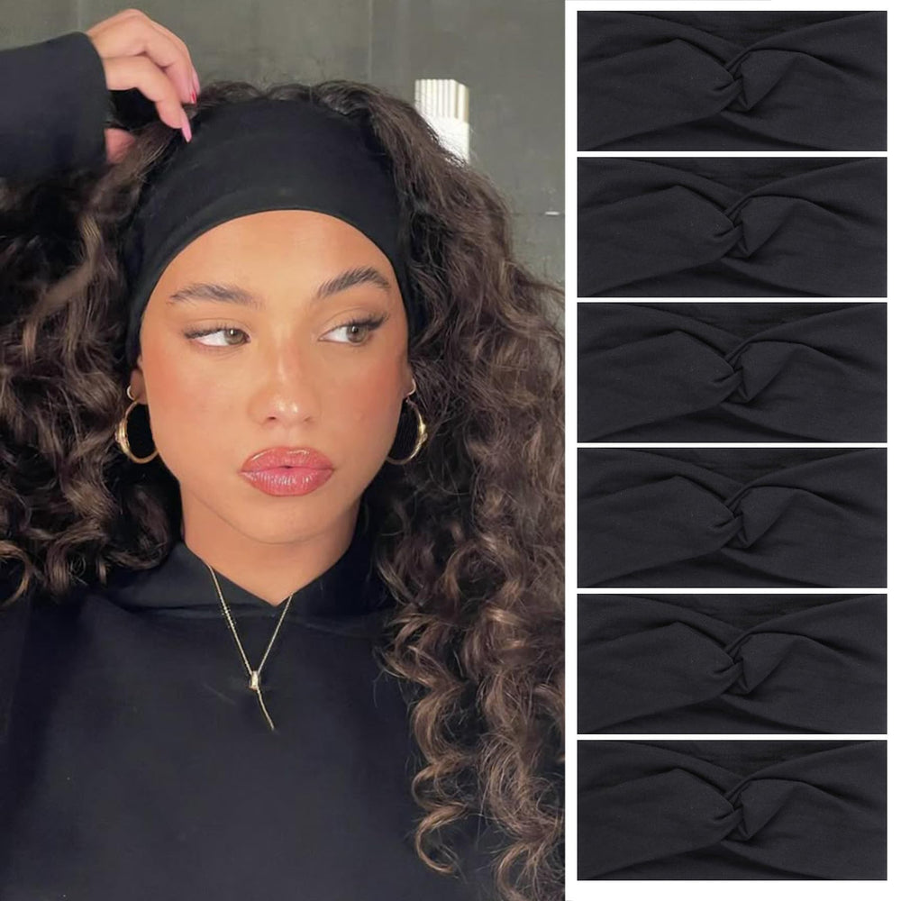 XTREND front view of six headbands showing colors and packaging, easy outfit matching