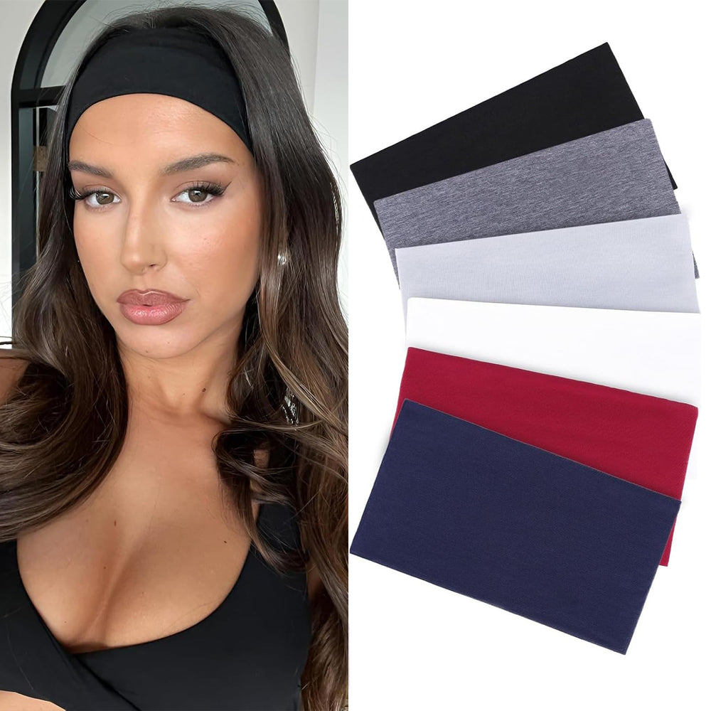 XTREND front view of six-pack headbands showing color range and value