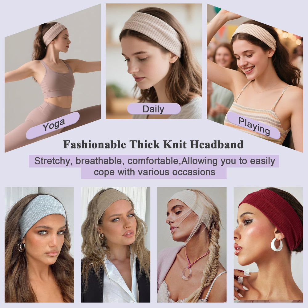 XTREND headband worn during yoga demonstrating secure non-slip hold