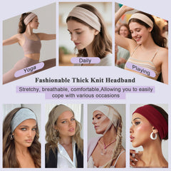 XTREND headband worn during yoga demonstrating secure non-slip hold