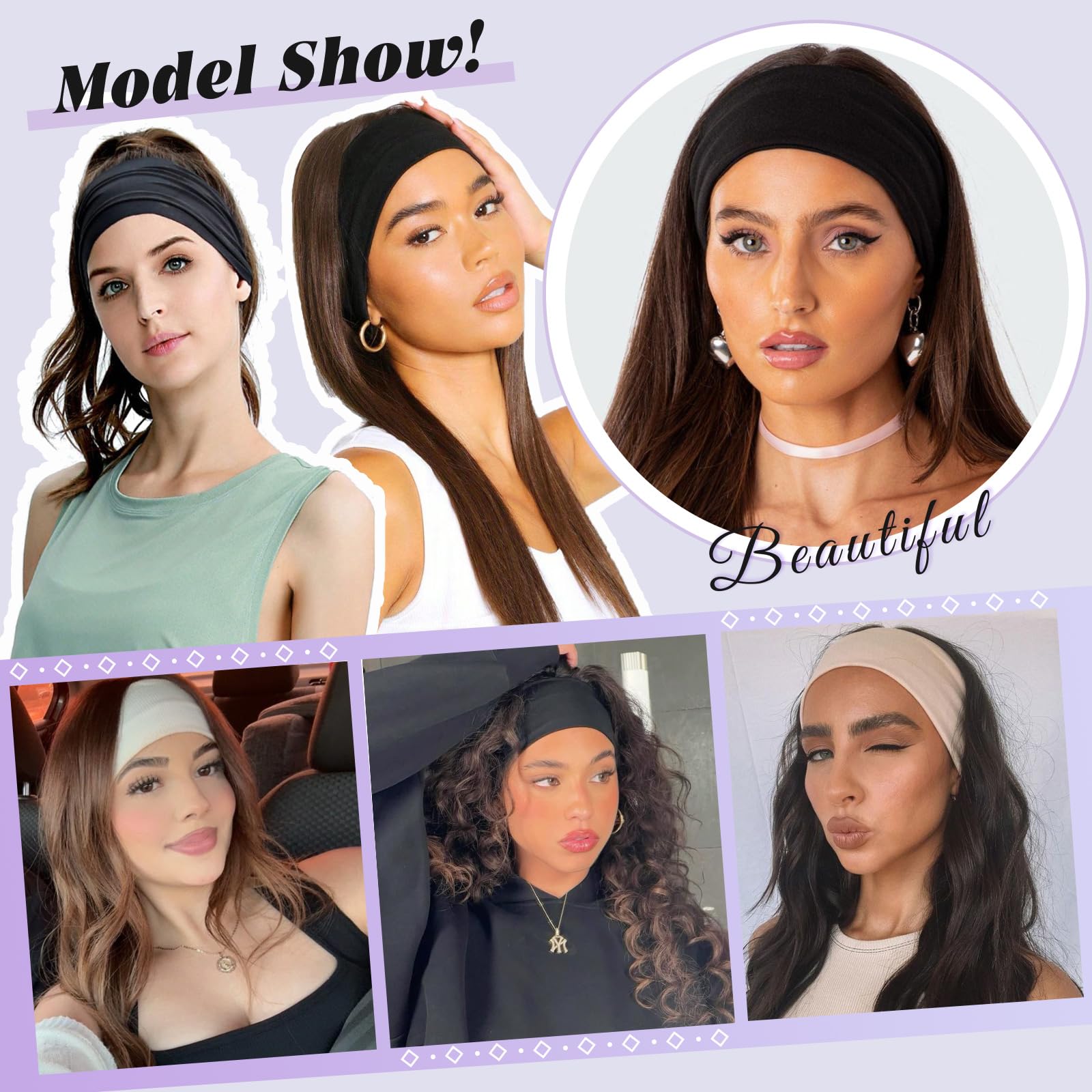 XTREND headband styled with beach outfit showing comfortable all-day wear