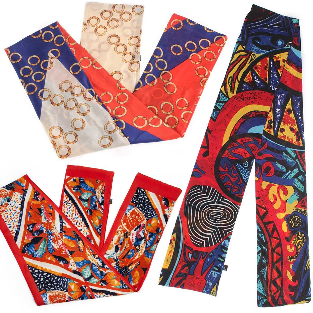 XTREND vibrant mixed pattern enhancing outfits with bold color
