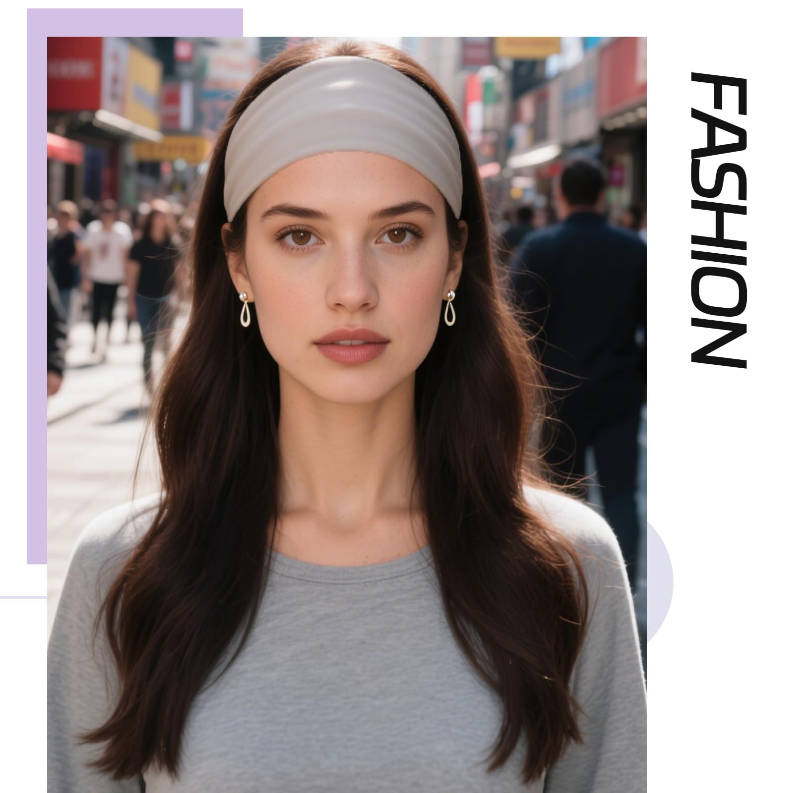 XTREND headband in hand showing compact size and lightweight portability