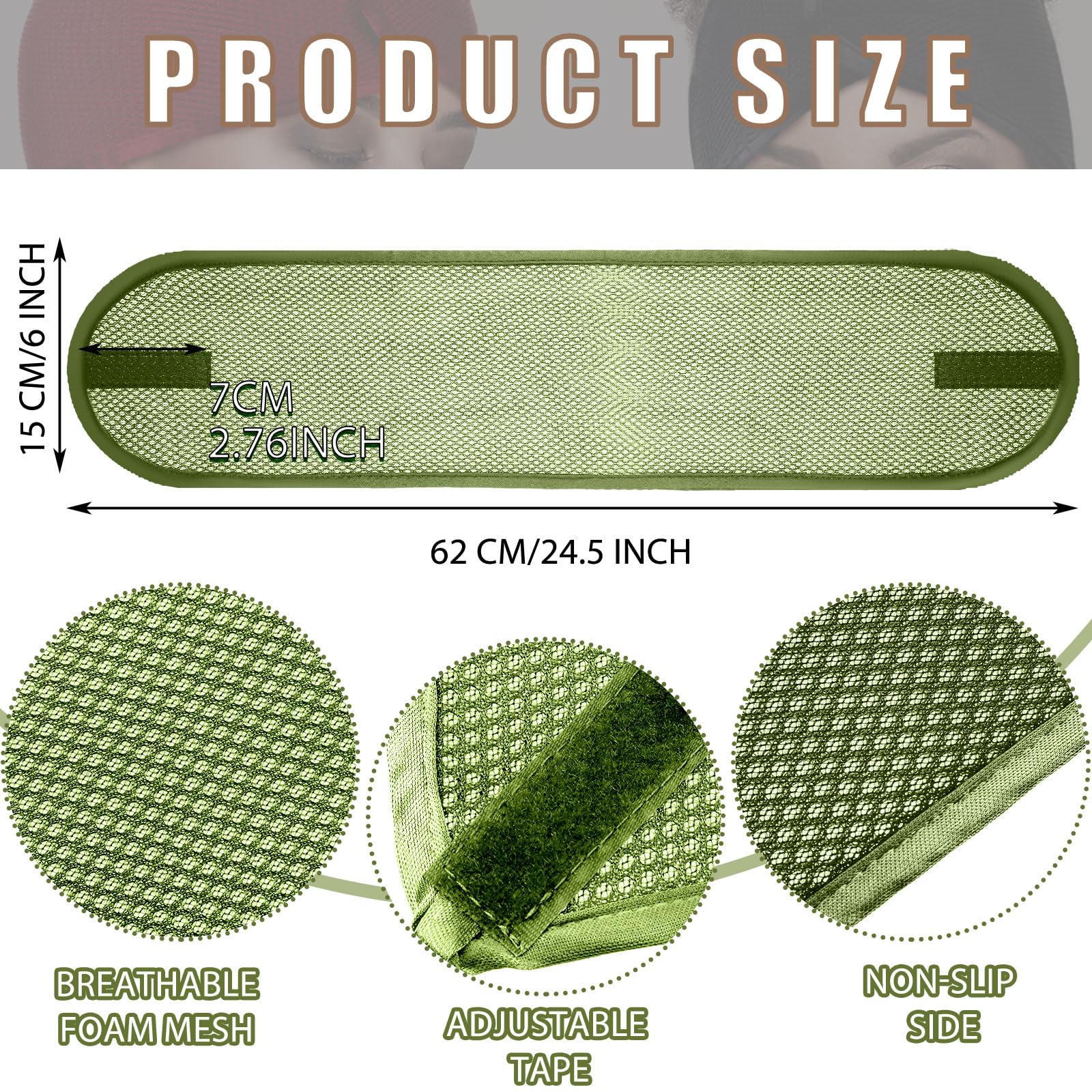 Xuhal close-up of foam mesh texture highlighting breathable comfort and elasticity