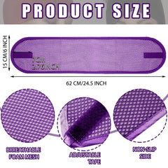 Xuhal wrap beside ruler showing length and adjustable sizing benefit