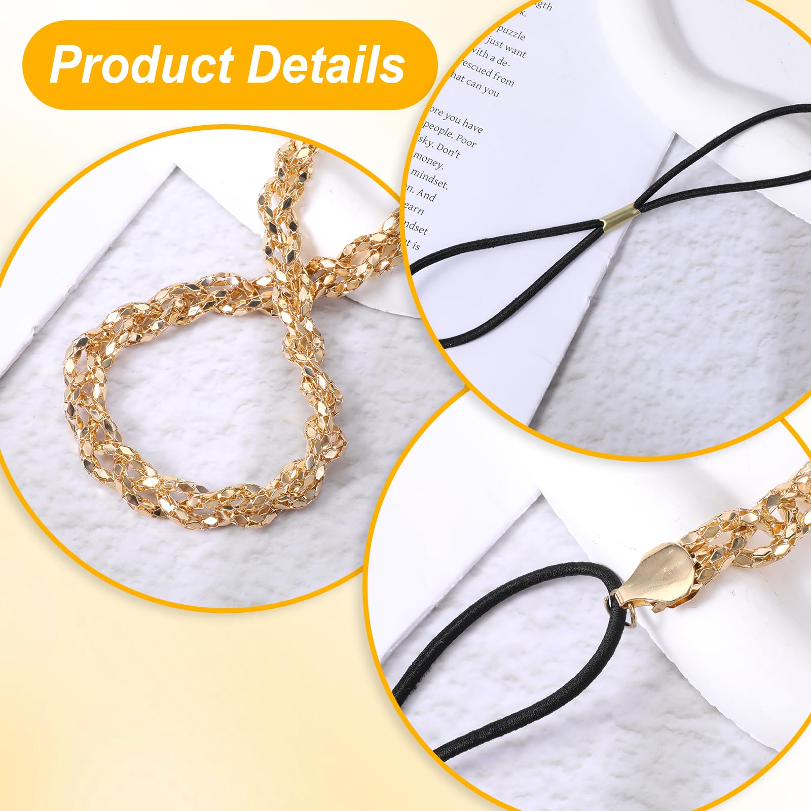 Xyembu headband worn at wedding party adding refined sparkle