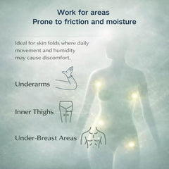 XYFSZDQJZHG applied to inner thigh illustrating chafe protection