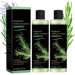 XYFSZDQJZHG front bottle view showing packaging and clear rosemary branding benefits scalp care
