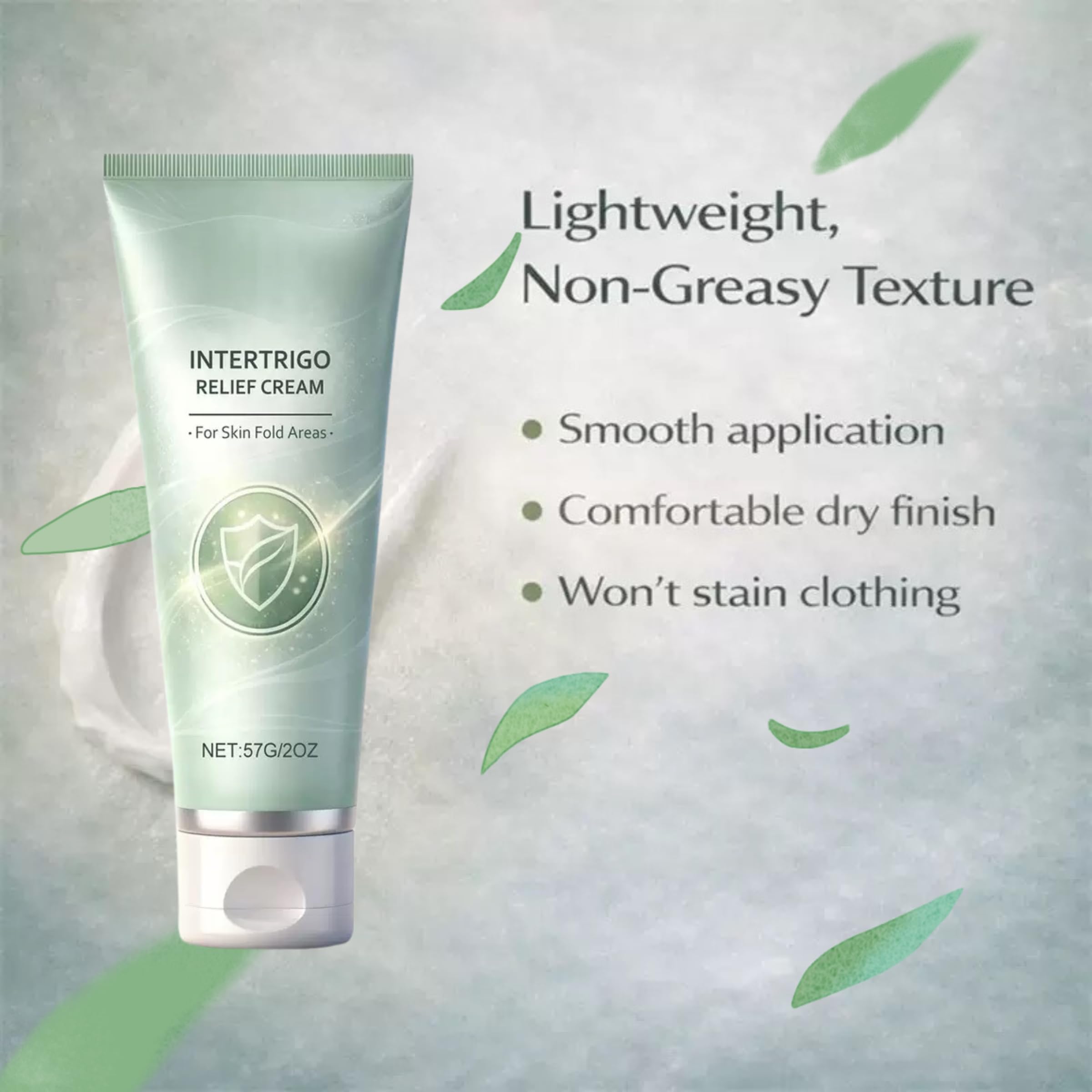 XYFSZDQJZHG cream texture close-up demonstrating lightweight absorption
