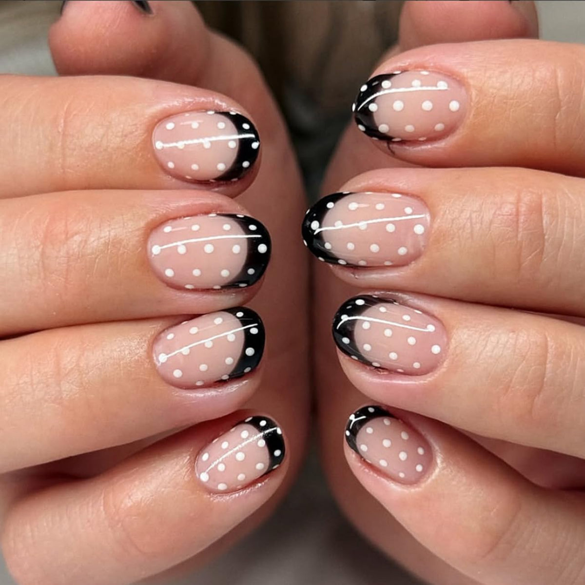 XZMeiLun front packaging showing glossy polka dot tips and kit benefit