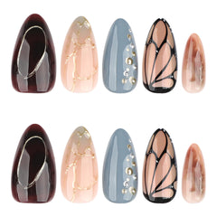 XZMeiLun gold line and pearl accents emphasizing luxe shimmer and elegant finish