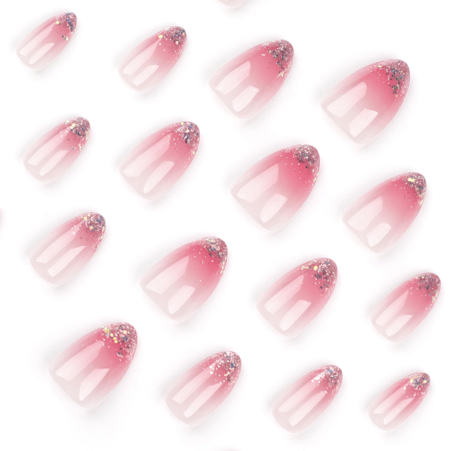 XZMeiLun gold accent detail on nail tip, highlights elegant shiny decoration benefit