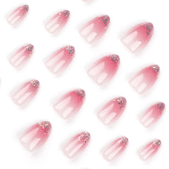 XZMeiLun gold accent detail on nail tip, highlights elegant shiny decoration benefit
