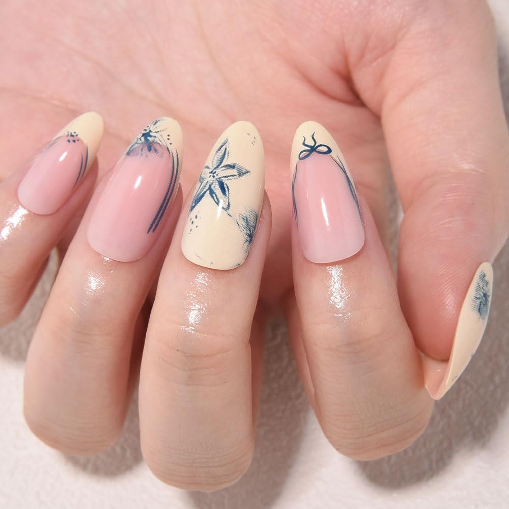 XZMeiLun accessories layout with glue, jelly tabs, files, and cuticle stick for full kit