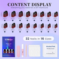 XZMeiLun nails beside a ruler for size scale, helps choose correct nail length