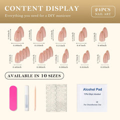 XZMeiLun size comparison display illustrating varied sizes for perfect fit