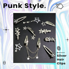YAEISM clips mixed with silver jewelry showing coordination benefit cohesive accessory styling