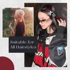 YAEISM bow clipped in hair as a side accent for instant polished look