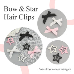 YAEISM star barrettes styled along side braids for playful Y2K look