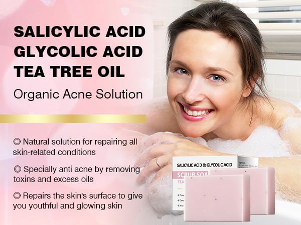 YAFUSIPE applying bar to face to help unclog pores
