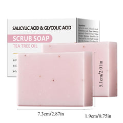 YAFUSIPE soap on bathroom shelf in lifestyle setting promoting routine