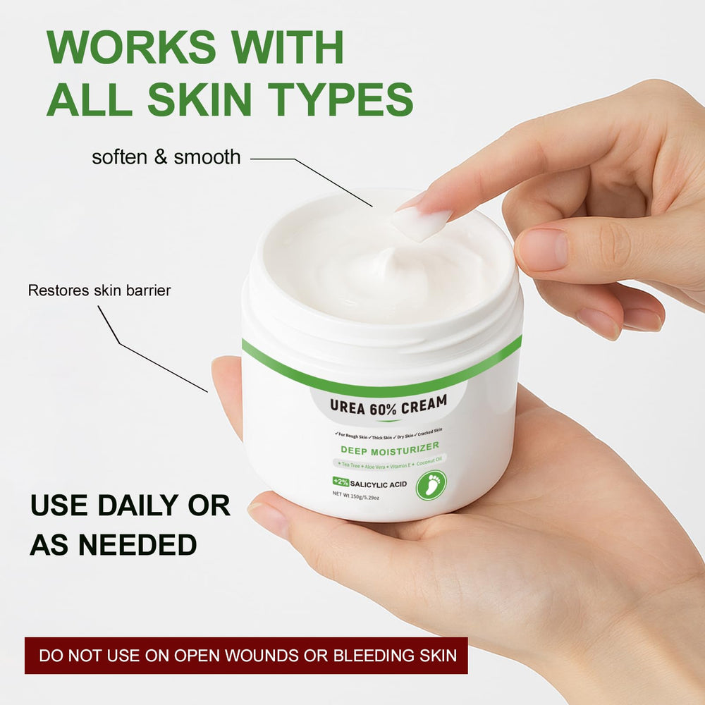 yafusipe label ingredients closeup highlighting urea 60% and salicylic acid