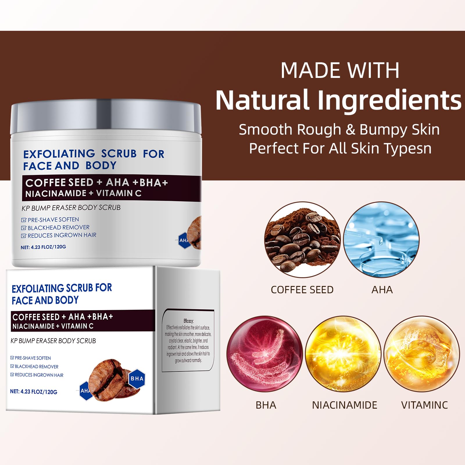 YAFUSIPE ingredient label close-up highlighting AHA BHA