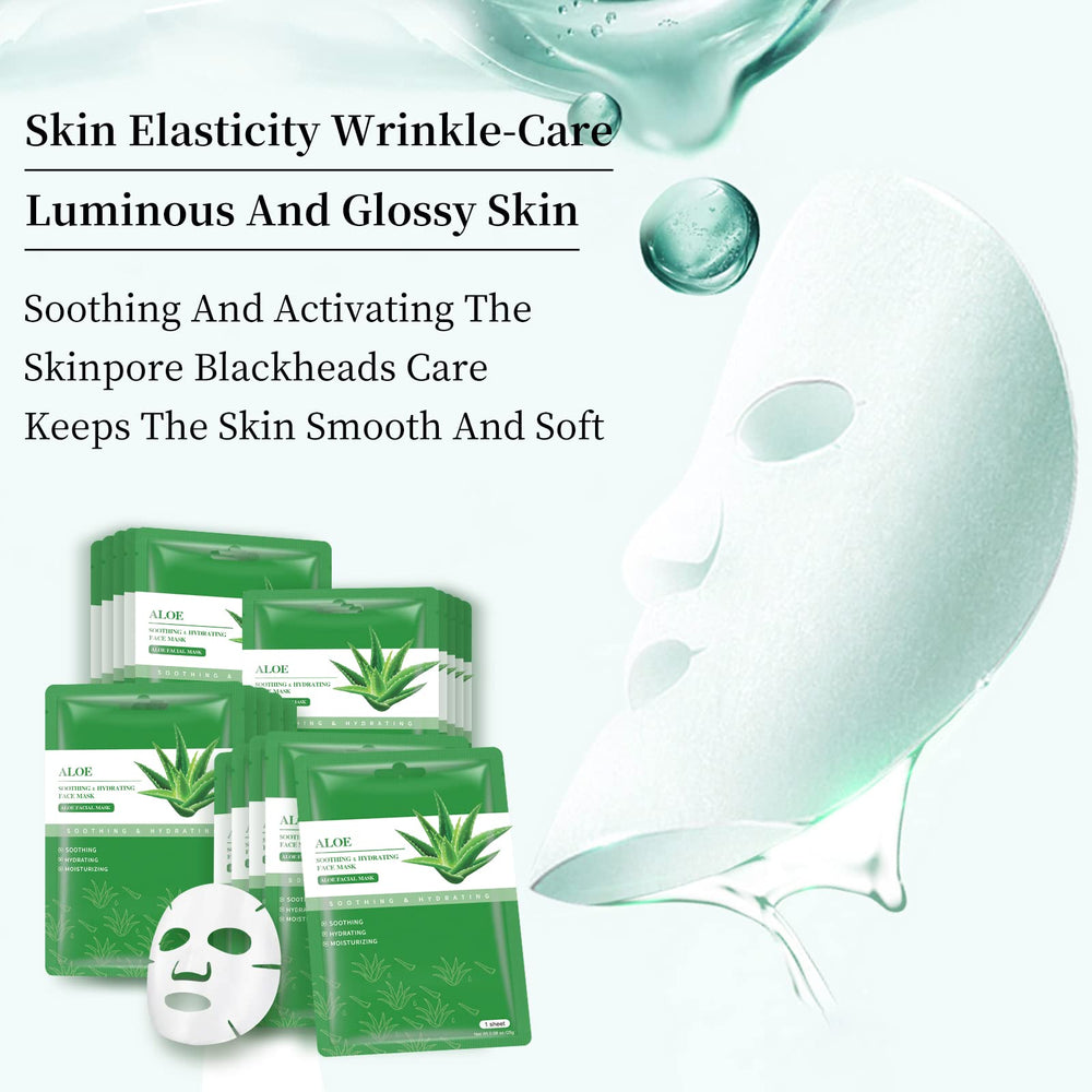 YAFUSIPE mask applied on model showing soothing fit and prep before makeup