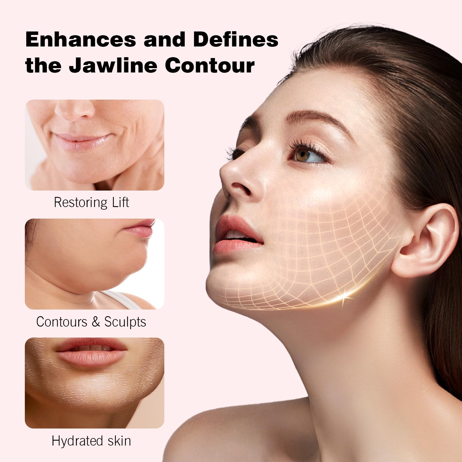 YAFUSIPE close-up of mask texture and collagen serum for visible hydration