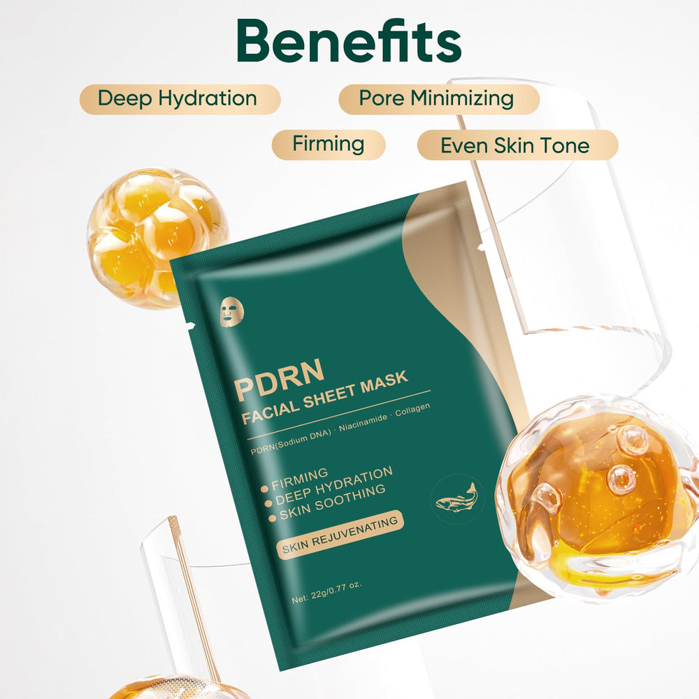 YAFUSIPE mask applied on model frontal view for even coverage and instant hydration