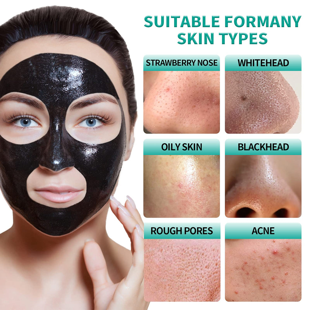 YAFUSIPE mask texture close detail highlighting smooth charcoal consistency