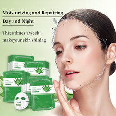 YAFUSIPE single mask unfolded on hand demonstrating full-face coverage and fit