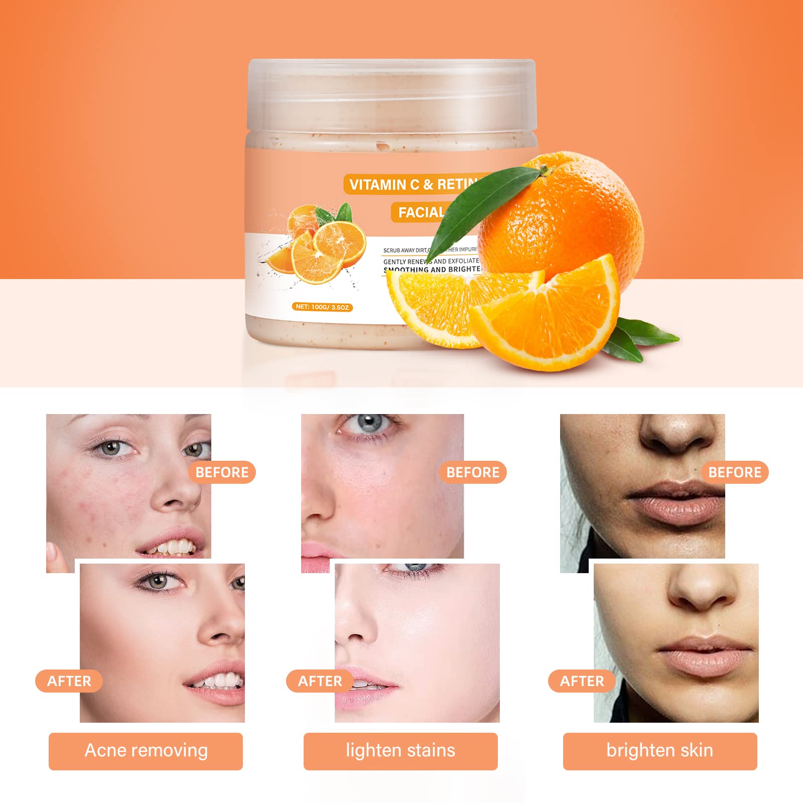 YAFUSIPE texture close-up revealing gentle exfoliant granules and smoothing effect