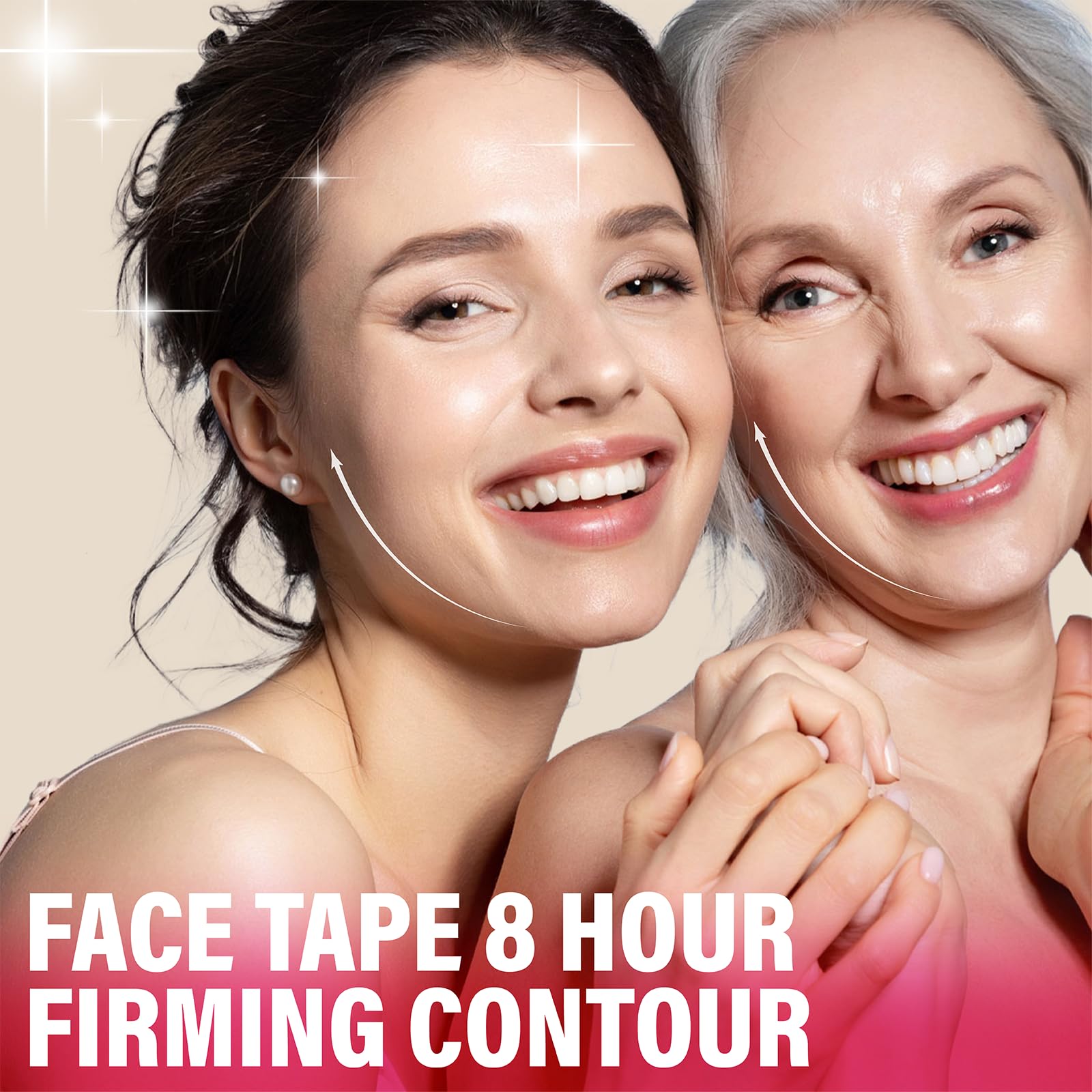 YAGUVI tape pressed and held for secure eight-hour hold benefit