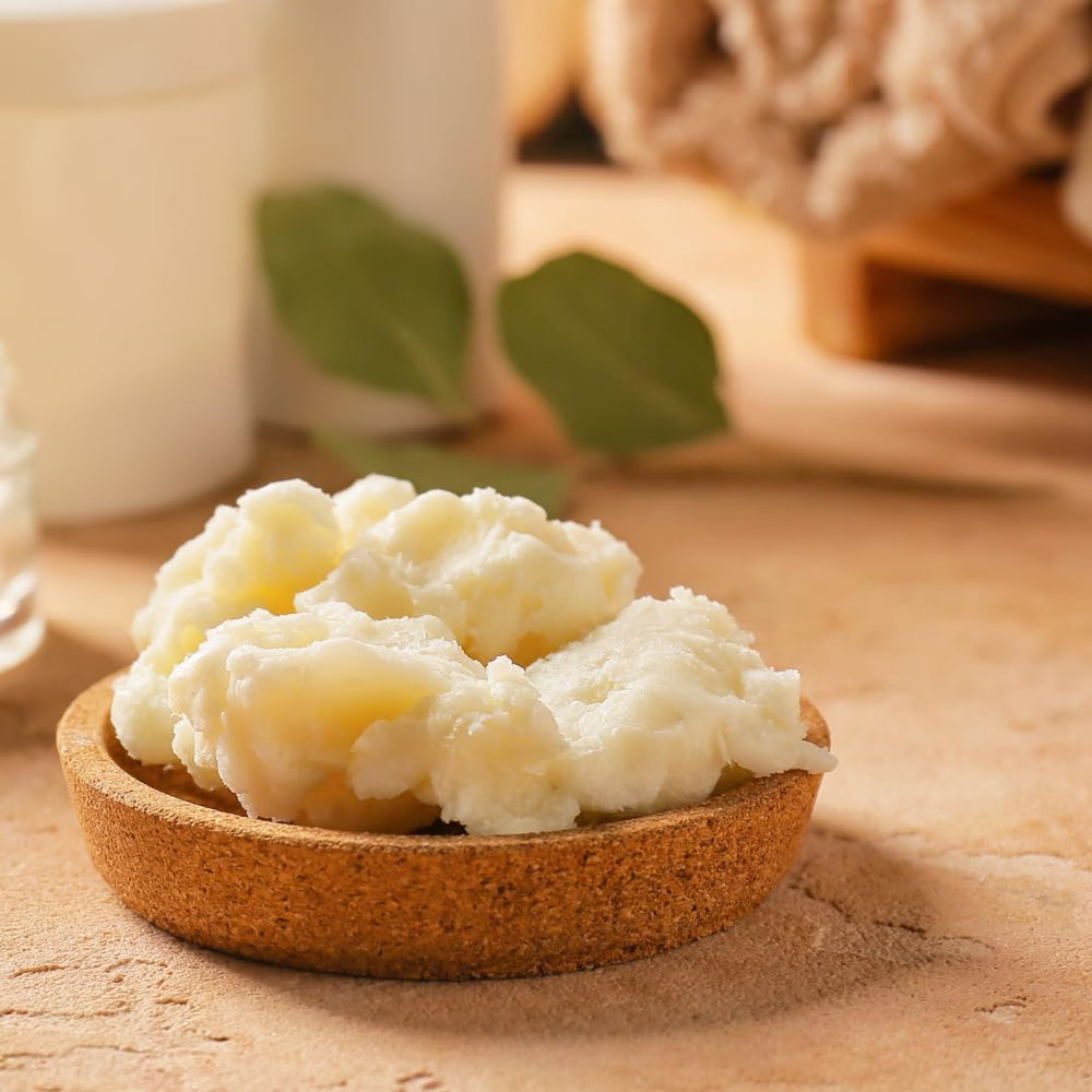 Yajna kokum butter used to make a lotion bar showing firm, blendable base