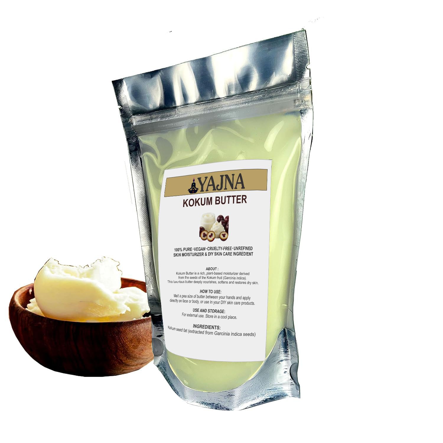Yajna kokum butter close-up texture highlighting smooth, spreadable richness