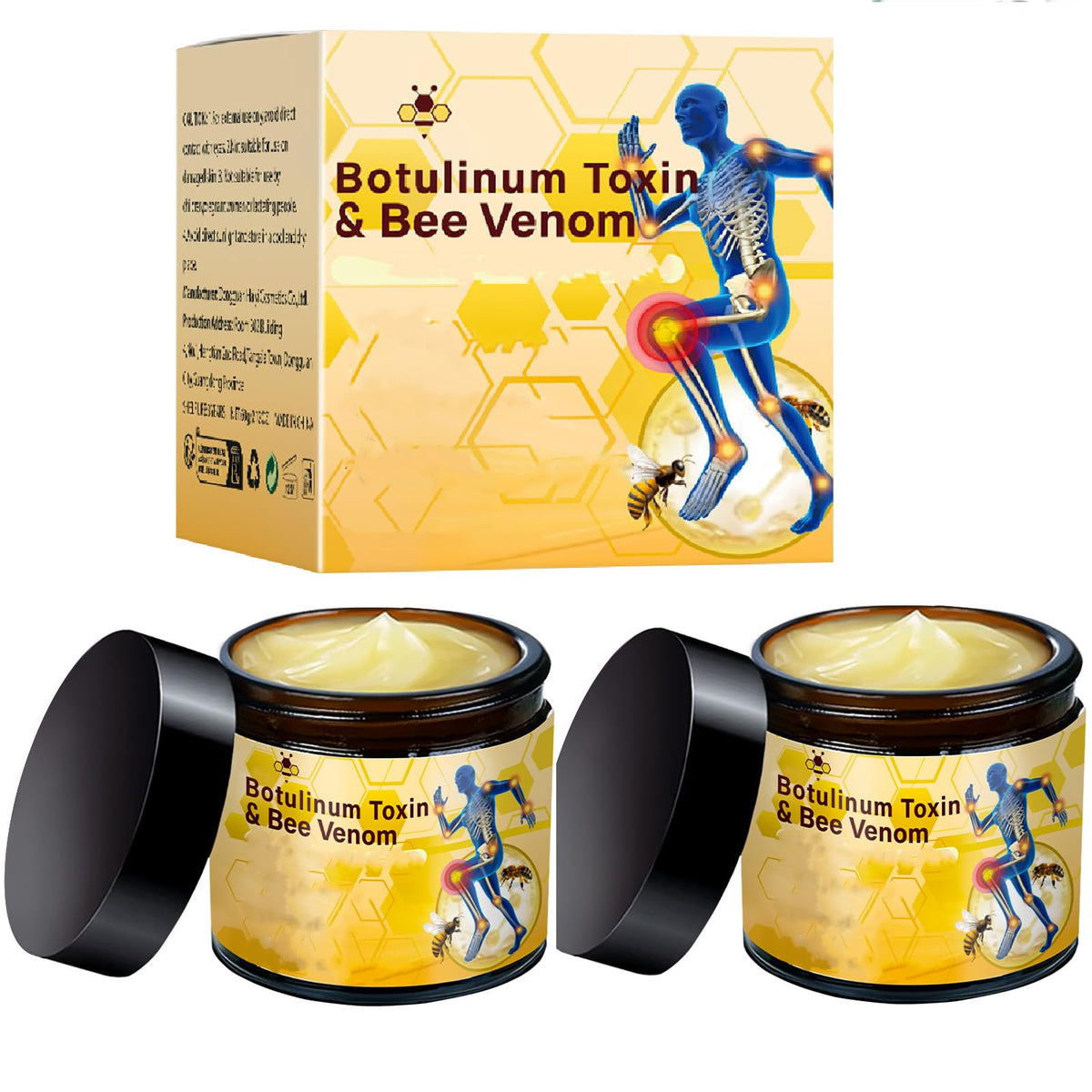 YAMVXIC front packaging showing twin 60g tubes and branding with clear size