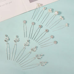 Yandino close pearl detail highlighting delicate faux pearls and polished finish for elegance