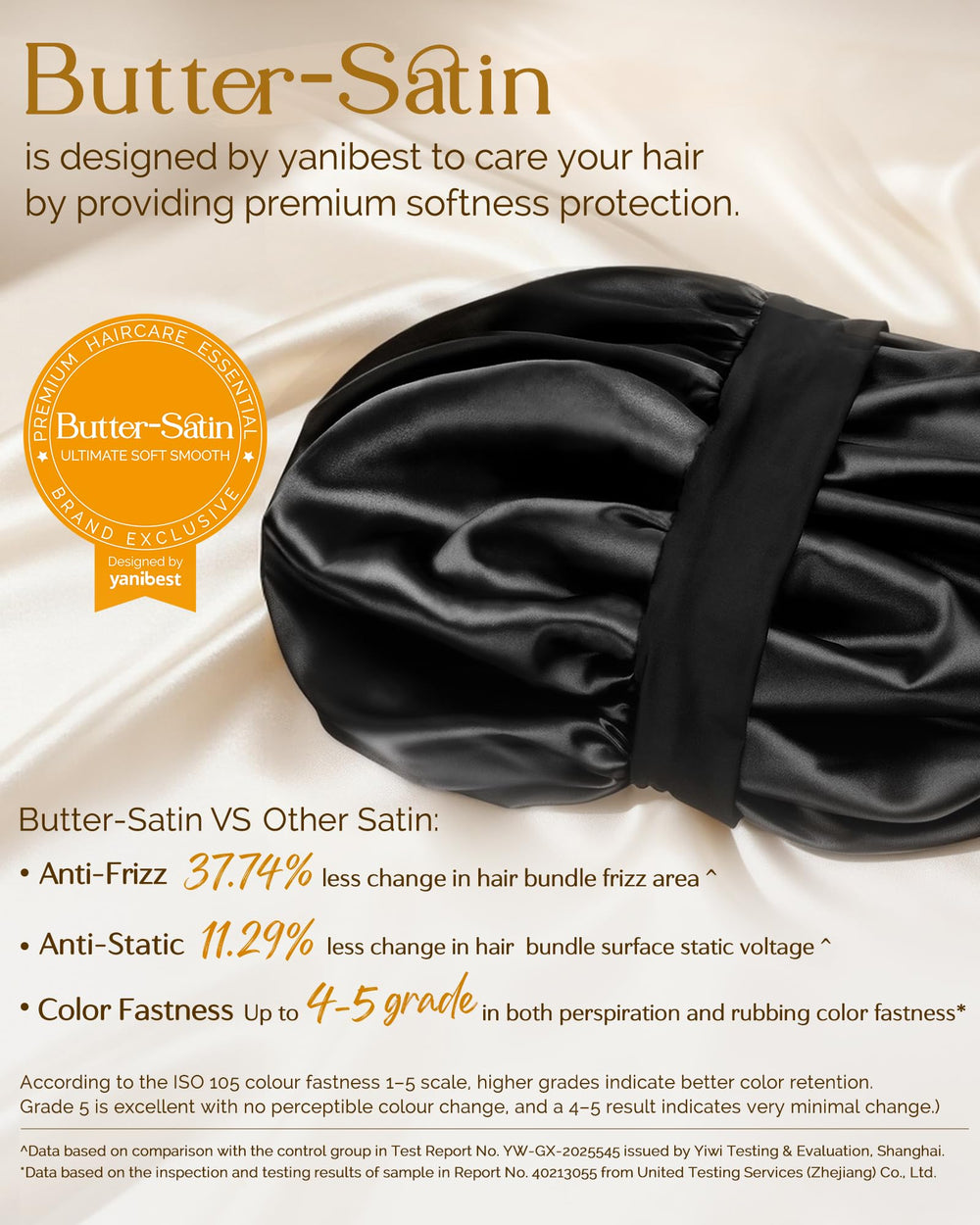 YANIBEST bonnet displayed on vanity showing stylish look and practical use
