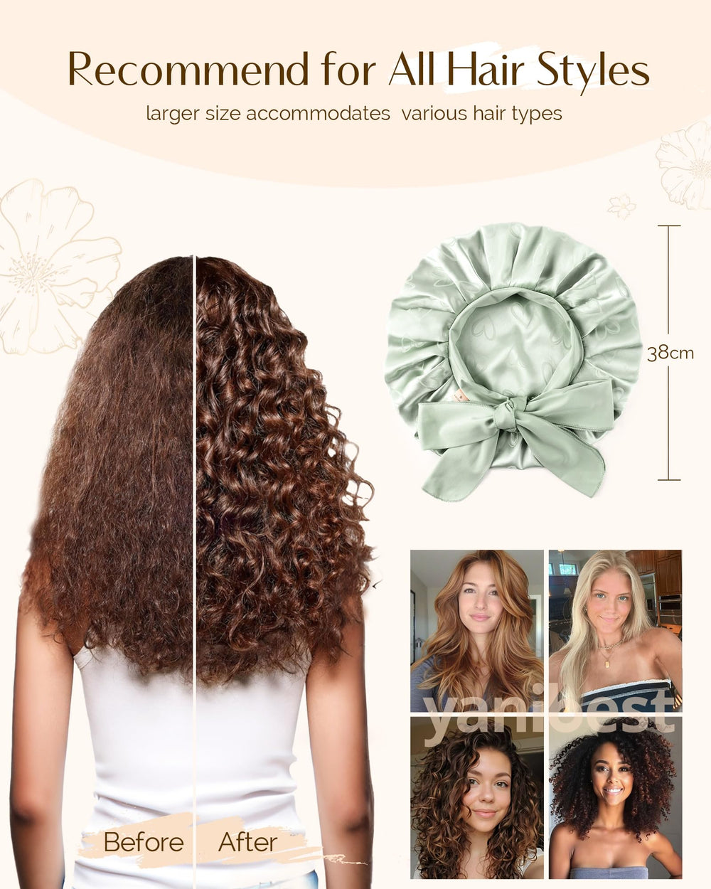 YANIBEST reversible sides displayed for style options benefit: two looks in one