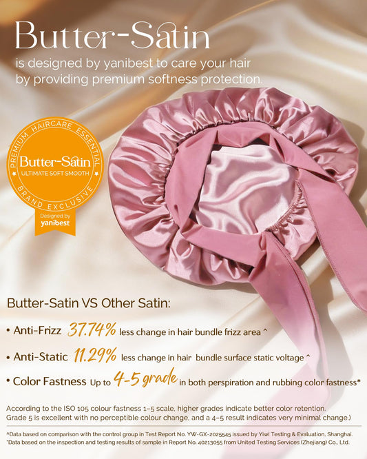 YANIBEST bonnet reversed to show both colors and versatile styling benefit