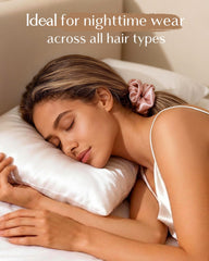 YANIBEST care instructions label with washing tips to preserve satin sheen and color