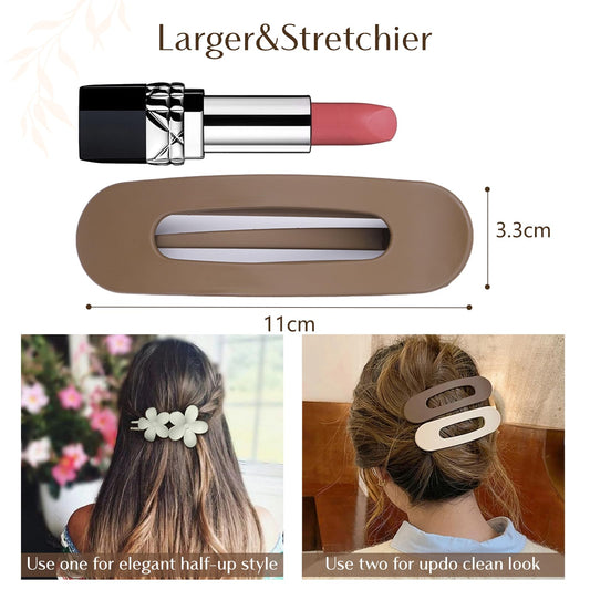 Yanibest close-up of clip teeth and glossy finish, secure grip benefit