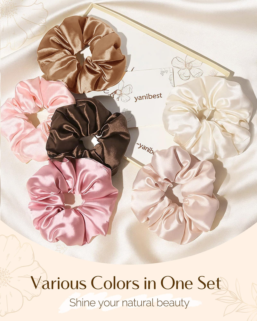 Flat lay of YANIBEST color assortment illustrating mix-and-match styling options
