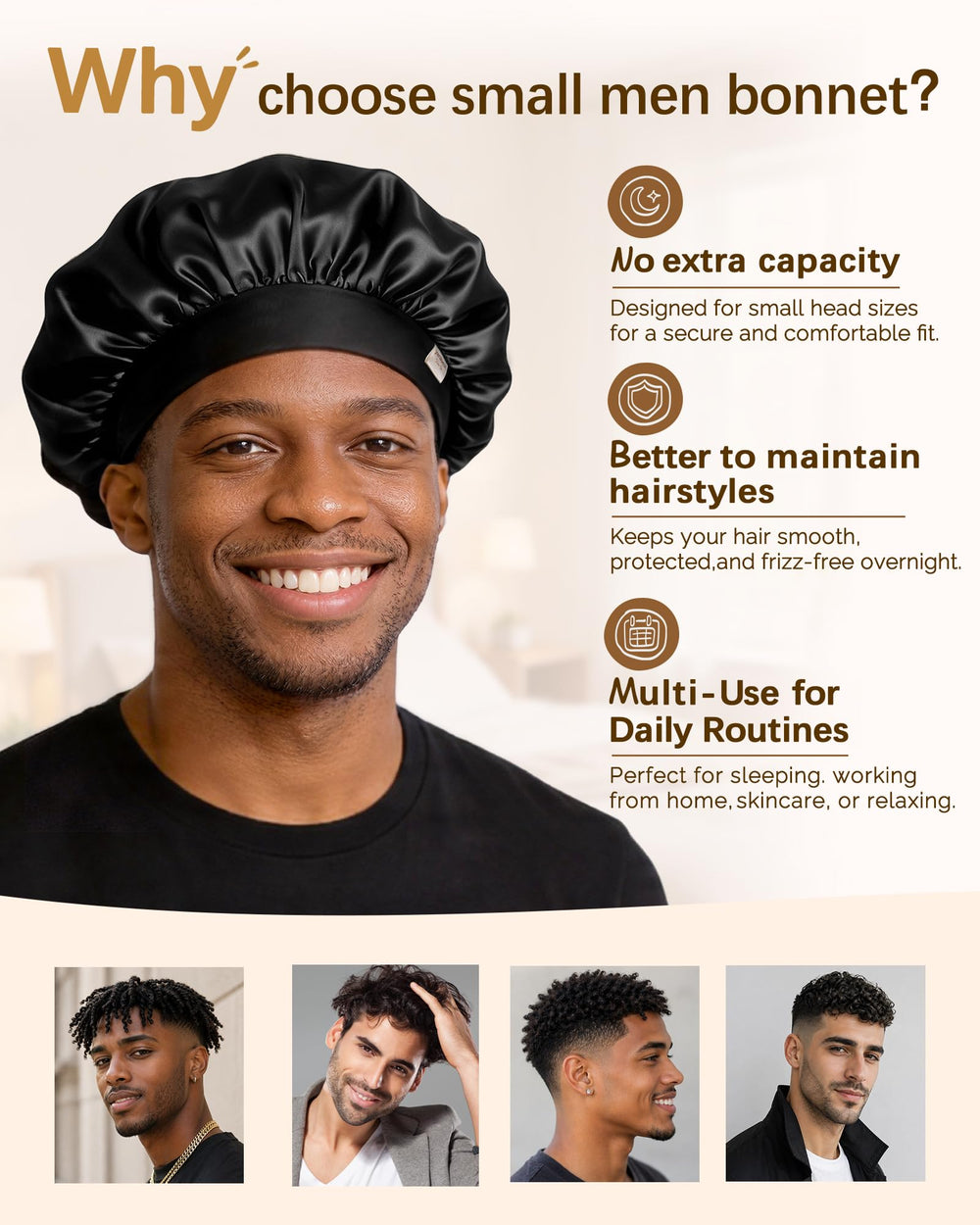 YANIBEST close-up of satin texture reducing friction and preserving moisture