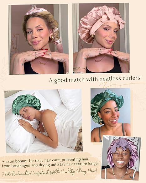 YANIBEST bonnet shown on mannequin for scale benefit: fits large volumes