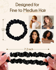 YANIBEST worn in a high ponytail, secure hold with no hair dents